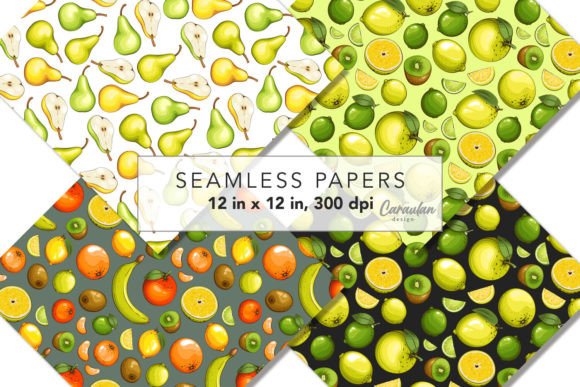 Download Fruits Seamless Pattern - Fruits Collection