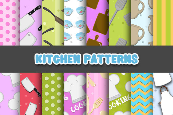 Download Kitchen Digital Papers Patterns - Papers Collection