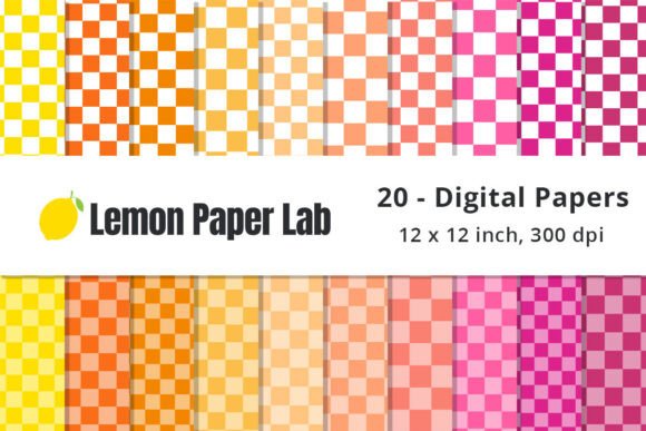 Download Warm Checkered Digital Background Papers - Papers Collection