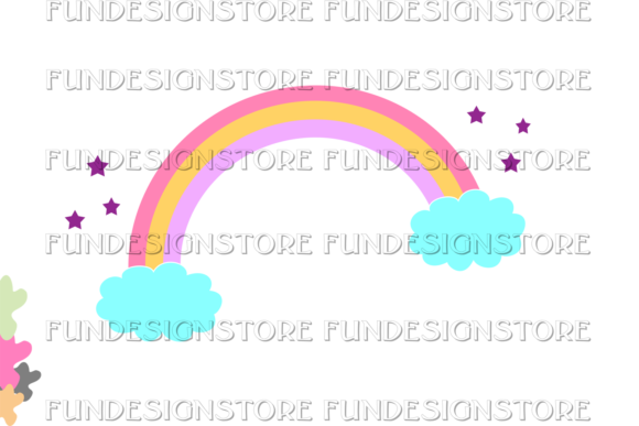 Download CUTE and BRIGHT RAINBOW CLIPART,PNG - Bright rainbow Collection