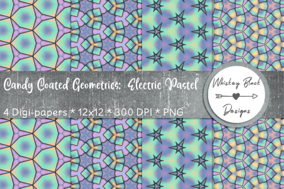 Download Geometric Electric Pastel Candy Papers - Papers Collection