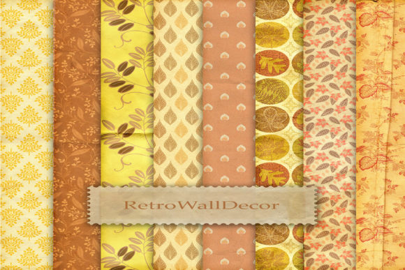 Download Autumn Digital Papers, Crumpled Digital - Papers Collection