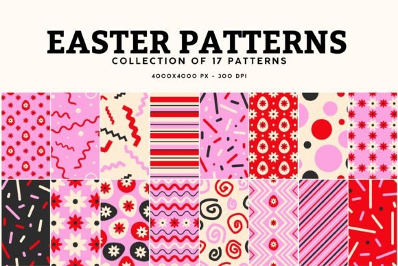 Download Easter Patterns, Easter Digital Papers - Papers Collection