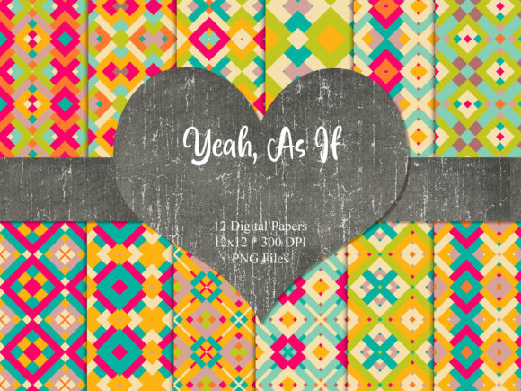 Download Bright Cute Geometric Papers - Papers Collection
