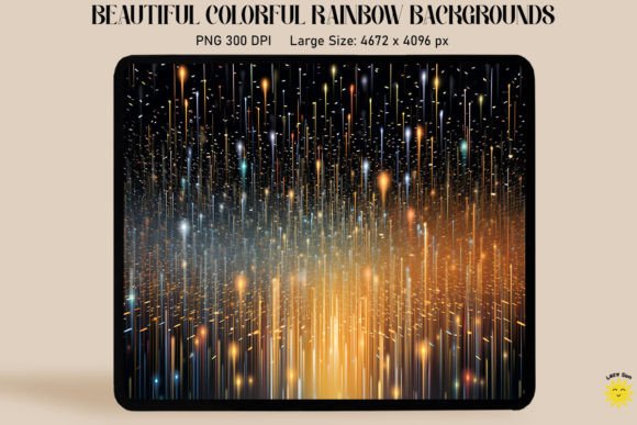 Download Magic Rain of Sparkling Rainbow Lines - Rainbow lines Collection