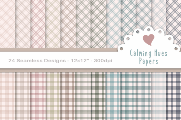 Download Calming Hues Gingham Plaid Papers - Papers Collection