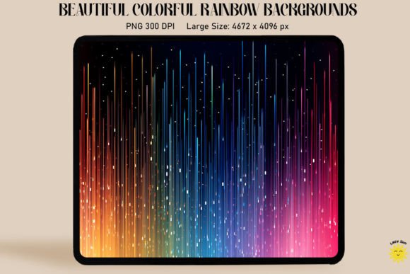 Download Magic Rain of Sparkling Rainbow Lines - Rainbow lines Collection