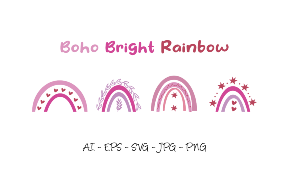 Download Boho Bright Rainbow - Bright rainbow Collection