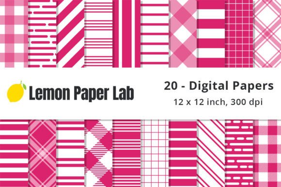 Download Hot Pink Digital Papers - Papers Collection