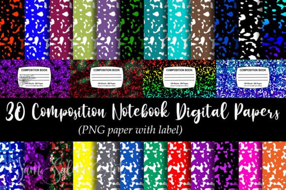 Download Composition Notebook Papers &amp; Labels - Papers Collection