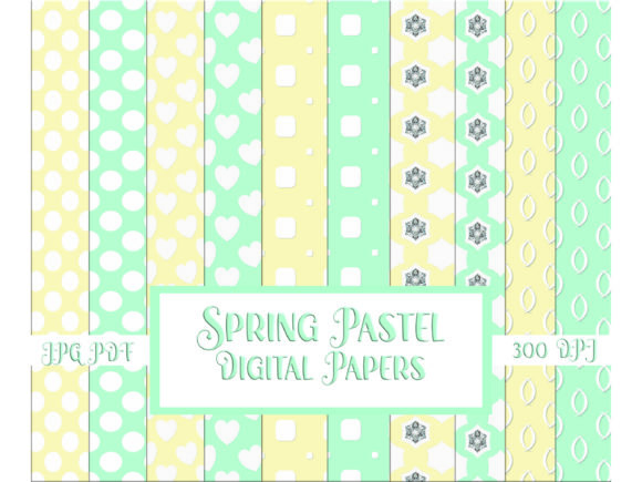 Download Spring Pastel Seamless Digital Papers - Papers Collection
