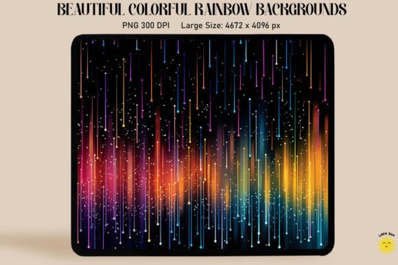 Download Magic Rain of Sparkling Rainbow Lines - Rainbow lines Collection