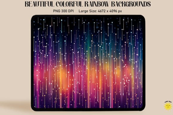Download Magic Rain of Sparkling Rainbow Lines - Rainbow lines Collection