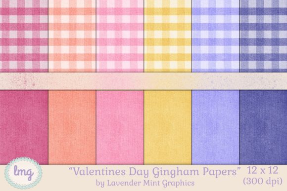 Download Valentines Day Pastel Gingham Papers - Papers Collection