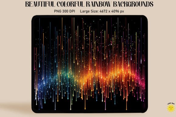 Download Magic Rain of Sparkling Rainbow Lines - Rainbow lines Collection