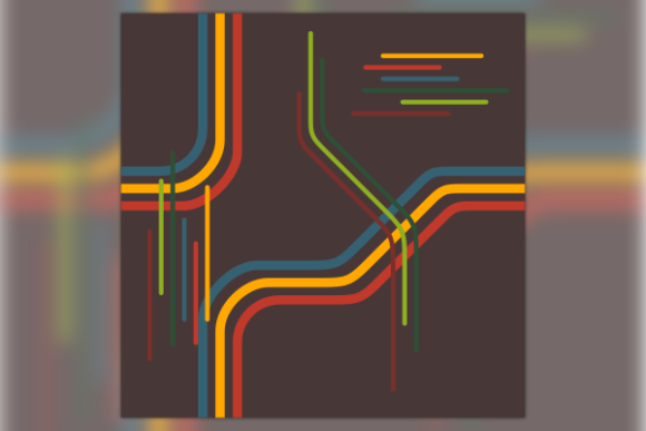 Download Retro Rainbow Lines Seamless Pattern - Rainbow lines Collection